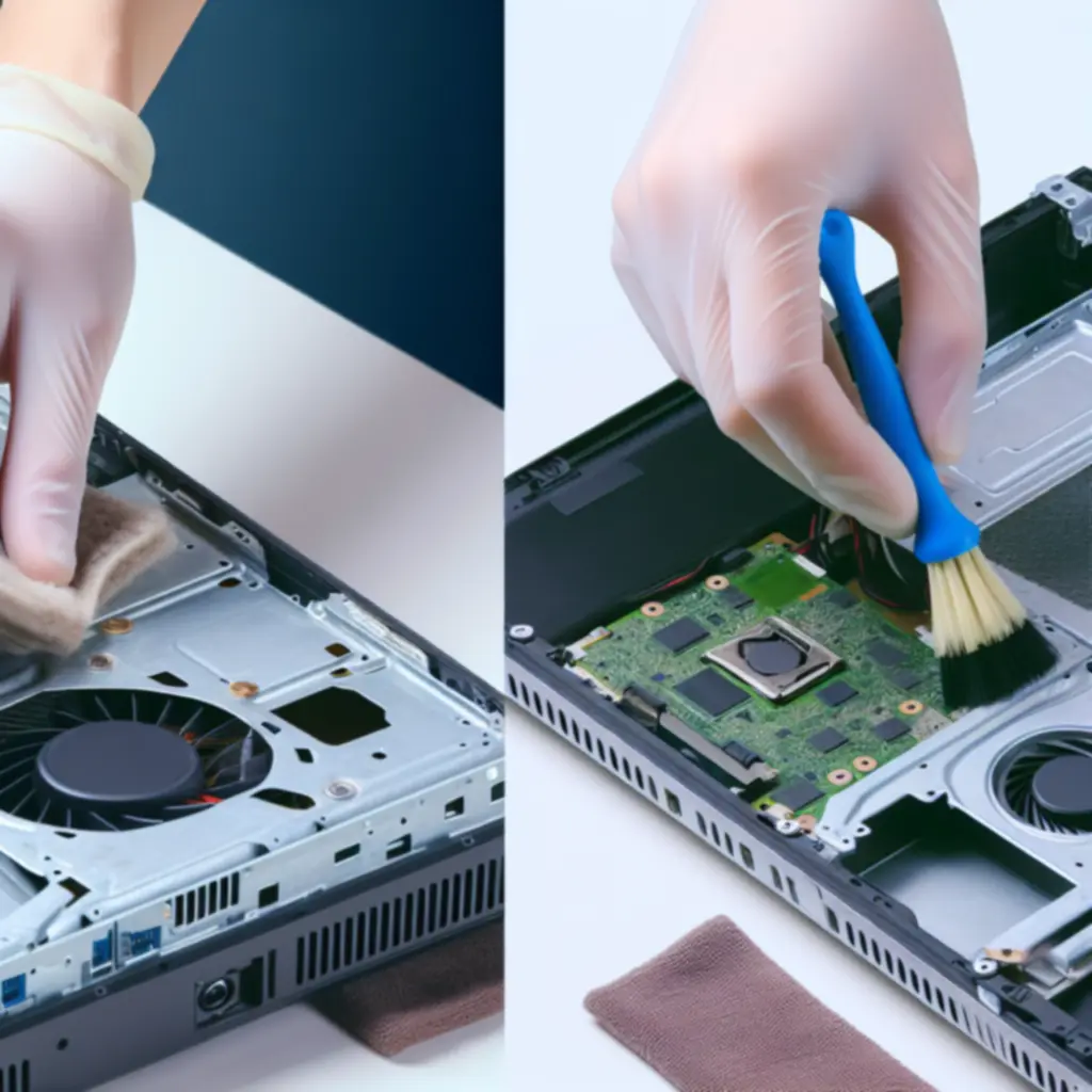 Számítógép belső portalanítása és tisztítása a PC Service Hub szervizben